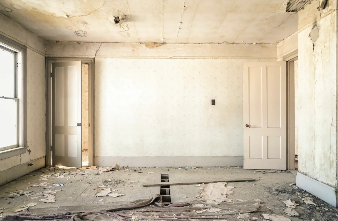 Waste disposal crew managing a cleanout project in Huntingtown